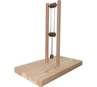 Kinetic Energy Sculpture, Wooden Chaotic Double Pendulum Desktop Decoration, Stress Relief Ornament for Office or Home