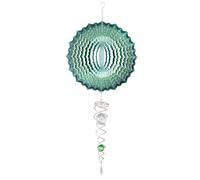 Kinetic Garden Wind Spinner - Blue Green 30cm