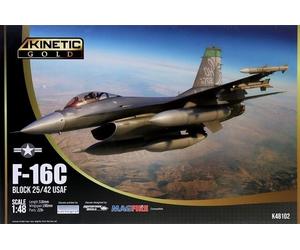 Kinetic Gold 48102 1:48th scale General Dynamics F-16C Block 25/42 USAF