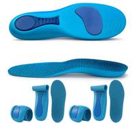 Kinetic Insoles - 2/3/5 Packs Kinetic Insoles Women Men Plantar Fasciitis, Kine tic FootInsoles for Alignment & Mize Strain Plantar Fascia (Blue*2,39-40)