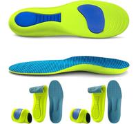Kinetic Insoles - 2/3/5 Packs Kinetic Insoles Women Men Plantar Fasciitis, Kine tic FootInsoles for Alignment & Mize Strain Plantar Fascia (Green*2,43-44)