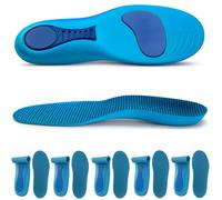 Kinetic Insoles - 2/3/5 Packs Kinetic Insoles Women Men Plantar Fasciitis, Kine tic FootInsoles for Alignment & Mize Strain Plantar Fascia (Blue*5,45-48)