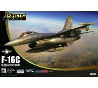 Kinetic Model Kits - Model Plane F-16c Viper Block 25/42 USAF Kinetic 48102 1/48th Model Tank Promo
