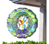 Kinetic Metal Wind Spinner Hummingbird Wind Spinner - Wind Spinner Christmas Decoration | Yard Art Ornament for Women, Mum, Grandma, Wife