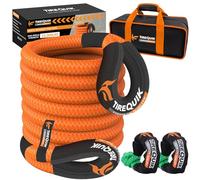 Kinetic Recovery Rope 1-1/8" x 30ft 51500lbs,Tow Strap with 2 Soft Shackles