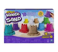 Kinetic Sand - 10 Colour Pack - Mix, Mold, Squish And More