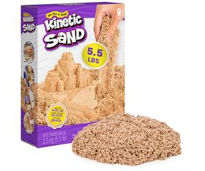 Kinetic Sand 2.5 kg - Original Magic from Sweden, Natural Brown, Known from Nurseries, Ideal for Creative Indoor Sand Play, for Children from 3 Years