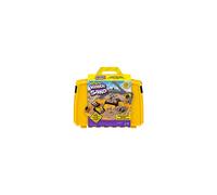 Kinetic Sand , Construction Site Folding Sandbox with 2lbs Play Sand & Toy Truck, Sensory Toys for Kids Ages 3 and up