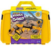 Kinetic Sand , Construction Site Folding Sandbox with 2lbs Play Sand & Toy Truck, Sensory Toys for Kids Ages 3 and up