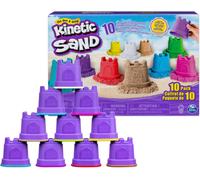 Kinetic Sand - 10 Colour Pack - Mix, Mold, Squish And More