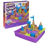 Kinetic Sand, Deluxe Beach Castle Playset with 1.13kg of Beach Sand, includes Moulds and Tools, Sensory Toys for Kids Aged 5+