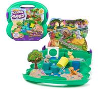 Kinetic Sand Dog Park Suitcase - with 680 g Sand, 3 Dogs, 2 Sand Tools and Accessories, from 3 Years