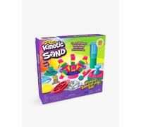 Kinetic Sand , Ultimate Sandisfying Set with 2lbs Play Sand (Pink, Yellow & Teal), 10 Tools & Molds, Sensory Toys for Kids Ages 7 and up