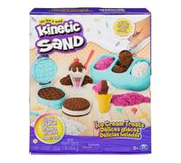 Kinetic Sand Magic Sand - Ice Cream Box 454 g + 6 Tools - Create Different Hypnotizing Shapes with Magic Sand Like Modelling Dough - Children's Toy 3 Years and Above