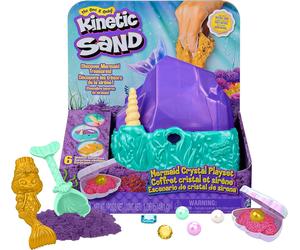 Kinetic Sand Magic Sand Playset Crystals Of The Little Mermaid 480Gr Spin Master