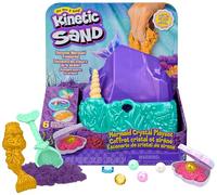 Kinetic Sand , Mermaid Crystal Playset, Over 1lb of Play Sand, Gold Shimmer Sand, Storage and Tools, Sensory Toys for Kids Ages 3 and up