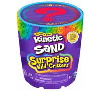 Kinetic Sand Surprise - 113 g Coloured Magic from Sweden with Animal Figure and Accessories for Creative Indoor Sand Game, for Children from 3 Years