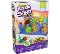 Kinetic Sand Project Planet Turtle Beach with 14oz Play Sand, Tools & Moulds (W)