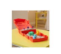 Kinetic Sand Sandy Farm Playset With Moulds And Tools In A & Red & Barn Case One Colour