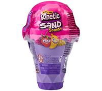 Kinetic Sand Scents, 113g Ice Cream Cone Container with 2 Colours of All-Natural Scented (Styles May Vary)
