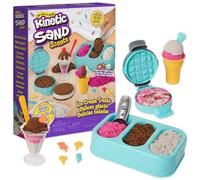 Kinetic Sand Scents, Ice Cream Treats Playset with 3 Colours of All-Natural Scented Sand and 6 Serving Tools