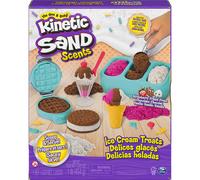 Kinetic Sand 6059742, Ice Cream Treats Playset with 3 Colours