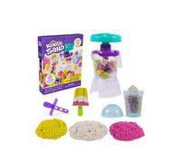 Kinetic Sand, Smoothie Mixer Playset with 14 oz Play Sand, Tools and Popsicle Mould, Play Food Toy, Arts and Crafts Kids Toys for Girls and Boys Ages 5 and up.