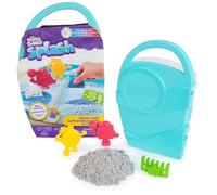 Kinetic Sand, Splash Starter Case with 6oz Color-Change Play Sand, 3 Tools & Molds, Reusable Storage, Sensory Toys for Kids Ages 3 and up