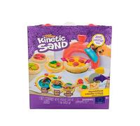 Kinetic Sand, SquishPizza Rising Pizza Playset with 452g Play Sand and 5 Tools, Kids’ Toys for Girls and Boys Aged 5 and up