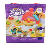 Kinetic Sand, SquishPizza Rising Pizza Playset with 452g Play Sand and 5 Tools, Kids’ Toys for Girls and Boys Aged 5 and up