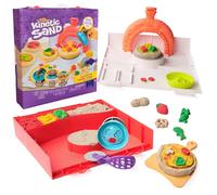 Kinetic Sand, SquishPizza Rising Pizza Playset with 452g Play Sand and 5 Tools, Kids’ Toys for Girls and Boys Aged 5 and up