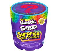 Kinetic Sand Surprise - 113 g Coloured Magic from Sweden with Animal Figure and Accessories for Creative Indoor Sand Game, for Children from 3 Years