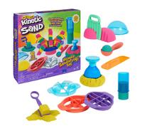 Kinetic Sand Ultimate Sandisfying Set - Pink, Yellow and Teal, Sensory Toys