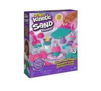 Kinetic Sand Shimmer, Unicorn Bake Shoppe Playset, 453g of Kinetic Sand (Shimmer Teal and Pink Neon), 8 Unicorn Tools, Sensory Toys for Kids Aged 3 and up