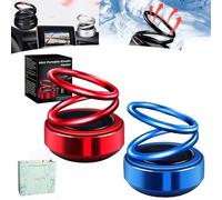Kinetic Solar Heater, Auto-Rotate Car Ornament, Stress-Relieving (2Pcs)