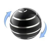 Kinetic Spinning Desk Toy - ADHD Reliever Anxiety Relief Stress, Hypnotic Desk Ball for Stress Relief, Spinning Fidget Optical Illusion Ball, Desktop Decompression Toy Metal Fidget Spinning Ball