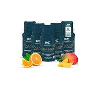 Kinetica Sports Collagen Shots with Turmeric - Orange & Mango Flavour | 20,000mg Bovine Collagen/Shot, 12 Shots/Pack | Contains 50mg Vitamin C | Beneficial for Joint, Ligament, Muscle & Skin Health
