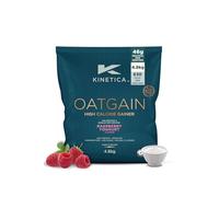 Kinetica Sports OatGain Mass Gainer-Raspberry Yoghurt, 4.8Kg, 30 Servings | 46g Protein, 78g Carbs & 620 Kcal/Serve |Optimum Bulk Weight Gain Whey Protein Supplement | WADA & Informed Sport Approved