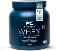 Kinetica Sports Whey Protein Powder Trial Pack - Unflavoured Flavour | 23g Protein/Serve, 10 Servings/300g Pack | 5.54g BCAAs | Gluten Free Supplement | Optimum for Muscle Growth & Recovery
