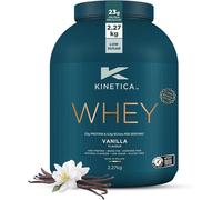 Kinetica Sports Whey Protein Vanilla 2.27kg 76 Servings 23g Protein BCAA Glutami