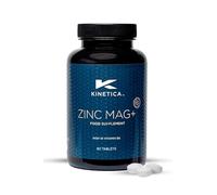 Kinetica Sports Zinc Mag + | 30 Servings, 90 Tablets | 420mg Magnesium, 16.5mg Zinc/Serve | Contains Selenium, Vitamin B6&C | Sleep Aid ZMA Supplement for Men & Women | WADA & Informed Sport Approved