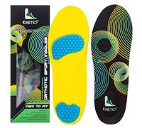 KineticForce Orthotic Sport Arch Support Inserts for Men and Women - Trimmable Orthotic Running Insoles - Gel Insoles for Men and Women for Foot Pain (Medium 6-10)