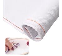 KineticKraft 14 Count Aida Cloth, 150 x 100cm Cross Stitch Fabric, Large White Cross Stitch Cloth, Classic Reserve Aida Fabric, Embroidery Clothes for Craft, Handmade Needlework, DIY Handicrafts