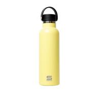 KINETICO SPAIN S.L.U. SAFTA Lemon - Thermal Bottle, Water Bottle, Stainless Steel, Double Insulated, 12h Hot Drink and 24h Cold Drink, 7.5x25cm, 600ml, Lemon, M, Casual