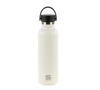 KINETICO SPAIN S.L.U. SAFTA NATA - Thermal Bottle, Water Bottle, Stainless Steel, Double Insulated, 12h Hot Drink and 24h Cold Drink, 7.5x25cm, 600ml, Cream, M, Casual