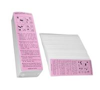KinetiCore 100Pcs Professional Waxing Strips, Non-Woven Hair Removal Wax Paper, 3.8x10cm for Face, Body, Arms, Legs, Works with All Wax Types, for Women & Men At Home Waxing