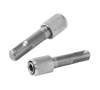 KinetiCore 2 PCS SDS Plus Drill Chuck Adapter, 1/4 Inch Hex Socket Drill Holder Converter, Quick Change SDS Adaptor for Hammer Drills Power Drills Impact Drivers