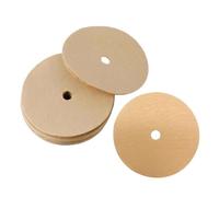 KinetiCore 200 Pack 3.75 Inch Round Coffee Filters, Unbleached Disposable Percolator Filter Papers, Universal Fit for Delonghi, Breville, Moka Pot & Coffee Percolators, Home Office Café Use