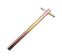 KinetiCore 200mm Triangular Elevator Door Key, Universal Brass Lift Key, Emergency Drop Key for Elevator Access, Maintenance & Security, Compatible with Most UK Lift Brands