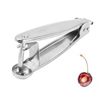 KinetiCore 4.5 Rated Cherry Pitter, Food Grade 304 Stainless Steel Fruit Stoner, Multi-Function Seed Remover Tool for Cherries, Grapes, Olives, Cranberries, Dishwasher Safe for Home & Picnic
